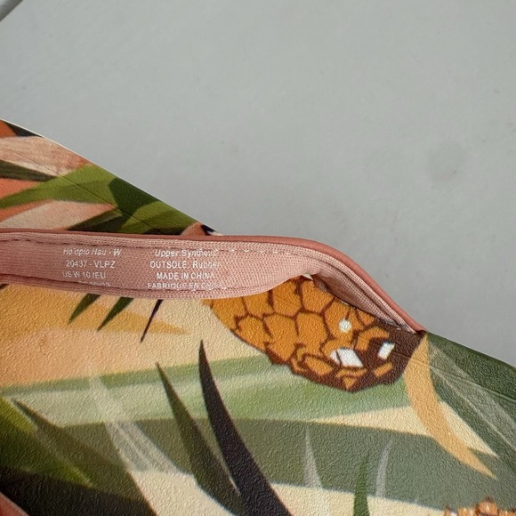 Olukai Ho'Opio Hau Sandals Women's Size 10 Shell Coral Flip Flop Thong Comfort - Picture 4 of 5